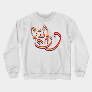 LGBTQ Cat Crewneck Sweatshirt